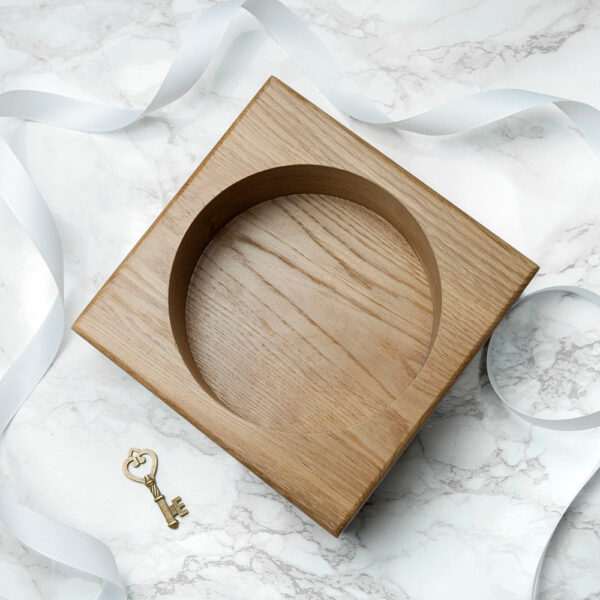 Personalised Solid Oak Champagne Holder: 2 - Barware By Gift Moments