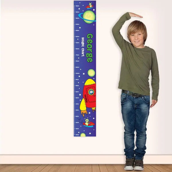 Personalised Space Height Chart: 1 - Height Charts By Gift Moments