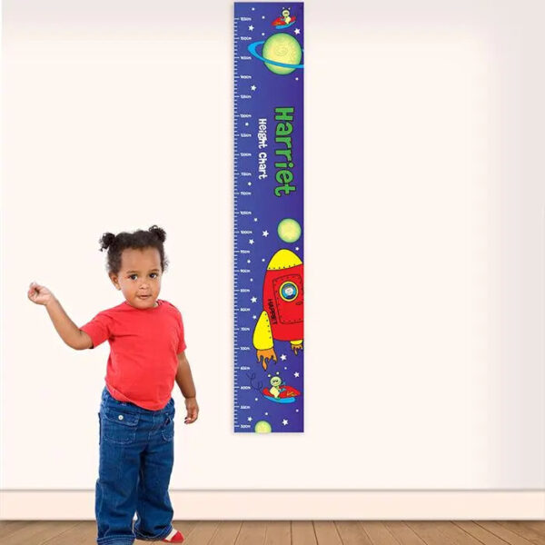 Personalised Space Height Chart: 2 - Height Charts By Gift Moments