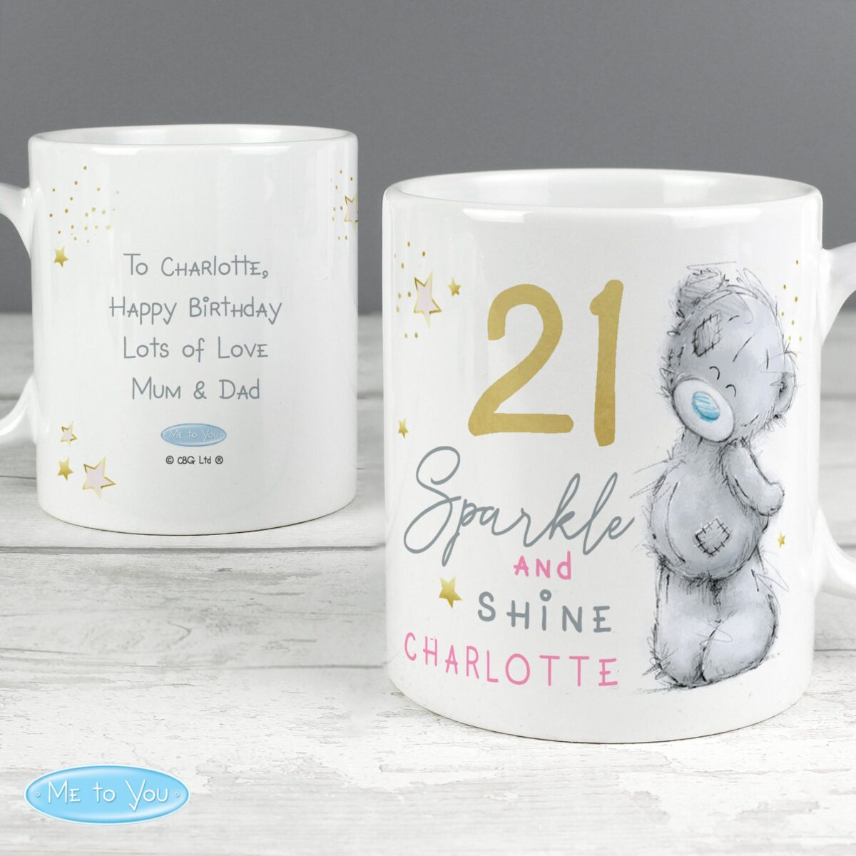Personalised Me To You Sparkle & Shine Birthday Mug: 4 - Mugs