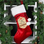 Personalised Special Delivery Luxury Red Stocking: 1 - Christmas Stockings By Gift Moments