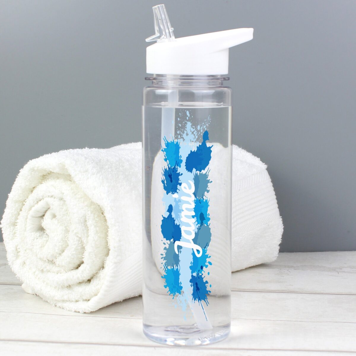 Personalised Splash Name Only Water Bottle: 1 - Water Bottles By Gift Moments