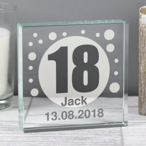 Personalised Spots Age Crystal Token: 1 - Crystal Tokens By Gift Moments