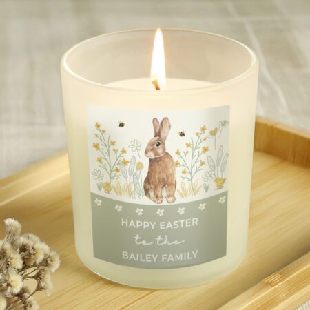 Personalised Spring Bunny Candle Jar: 1 - Candles By Gift Moments