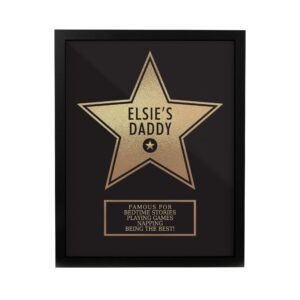 Personalised Star Award Framed Prints: 8 - Framed Prints By Gift Moments