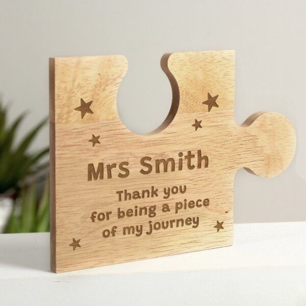 Personalised Star Design Jigsaw Piece: 1 - Coasters By Gift Moments
