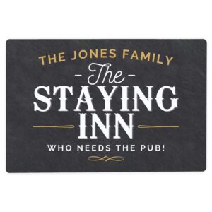 Personalised Staying Inn Metal Sign: 4 - Signs & Plaques By Gift Moments