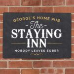 Personalised Staying Inn Metal Sign: 1 - Signs & Plaques By Gift Moments