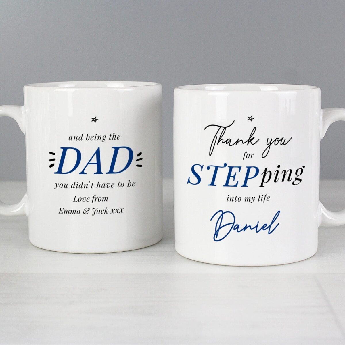 Personalised Step Dad Mug: 3 - Mugs By Gift Moments