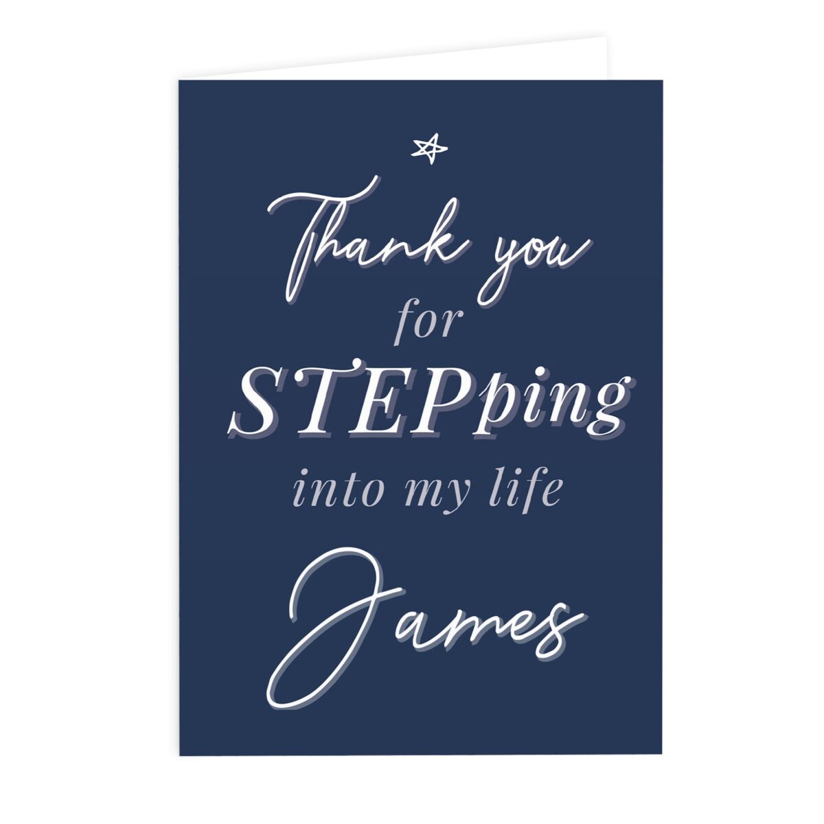 Personalised Stepdad Card: 4 - Greeting Cards By Gift Moments