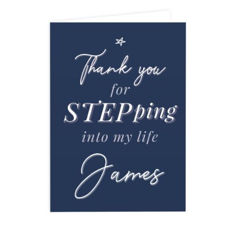 Personalised Stepdad Card: 4 - Greeting Cards By Gift Moments