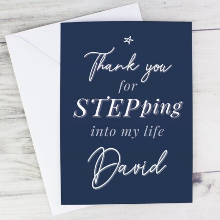 Personalised Stepdad Card: 1 - Greeting Cards By Gift Moments