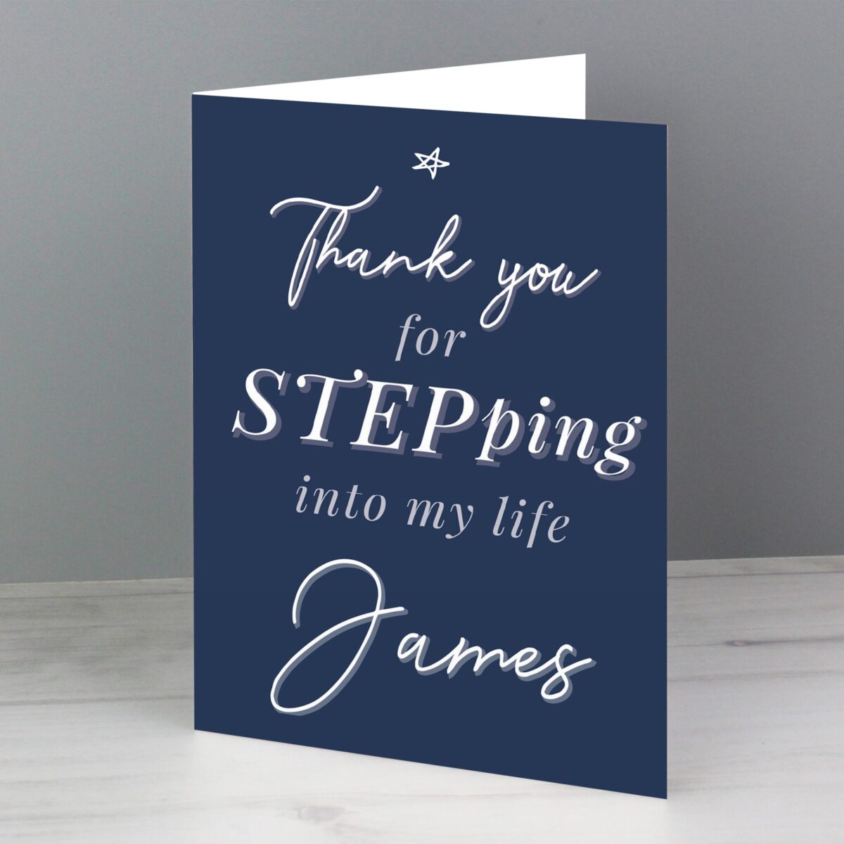 Personalised Stepdad Card: 2 - Greeting Cards By Gift Moments