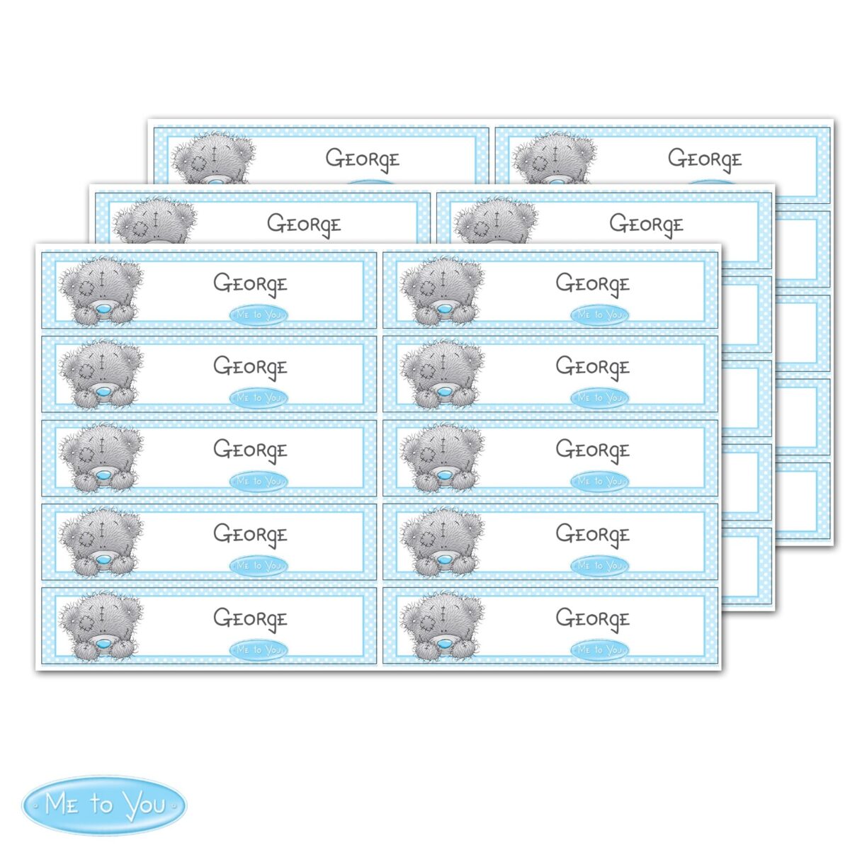 Personalised Me To You Stickers: 4 - Stickers