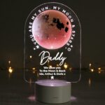 Personalised Sun Moon & Stars LED Colour Changing Night Light: 1 - LED Lighting By Gift Moments