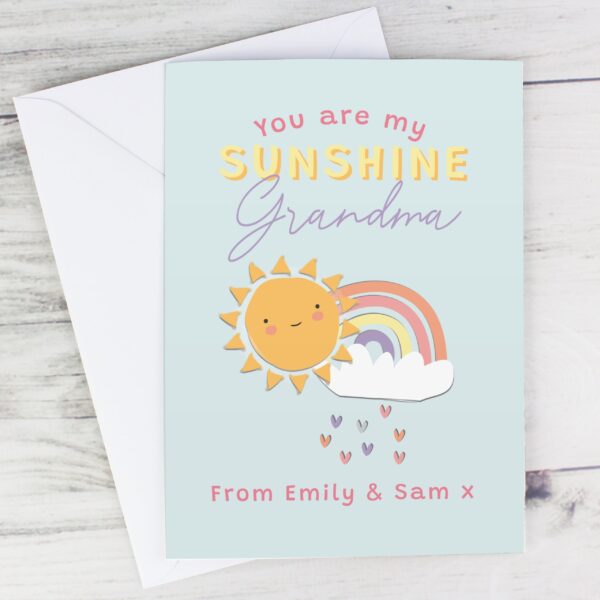Personalised You Are My Sunshine Card: 1 - Greeting Cards By Gift Moments
