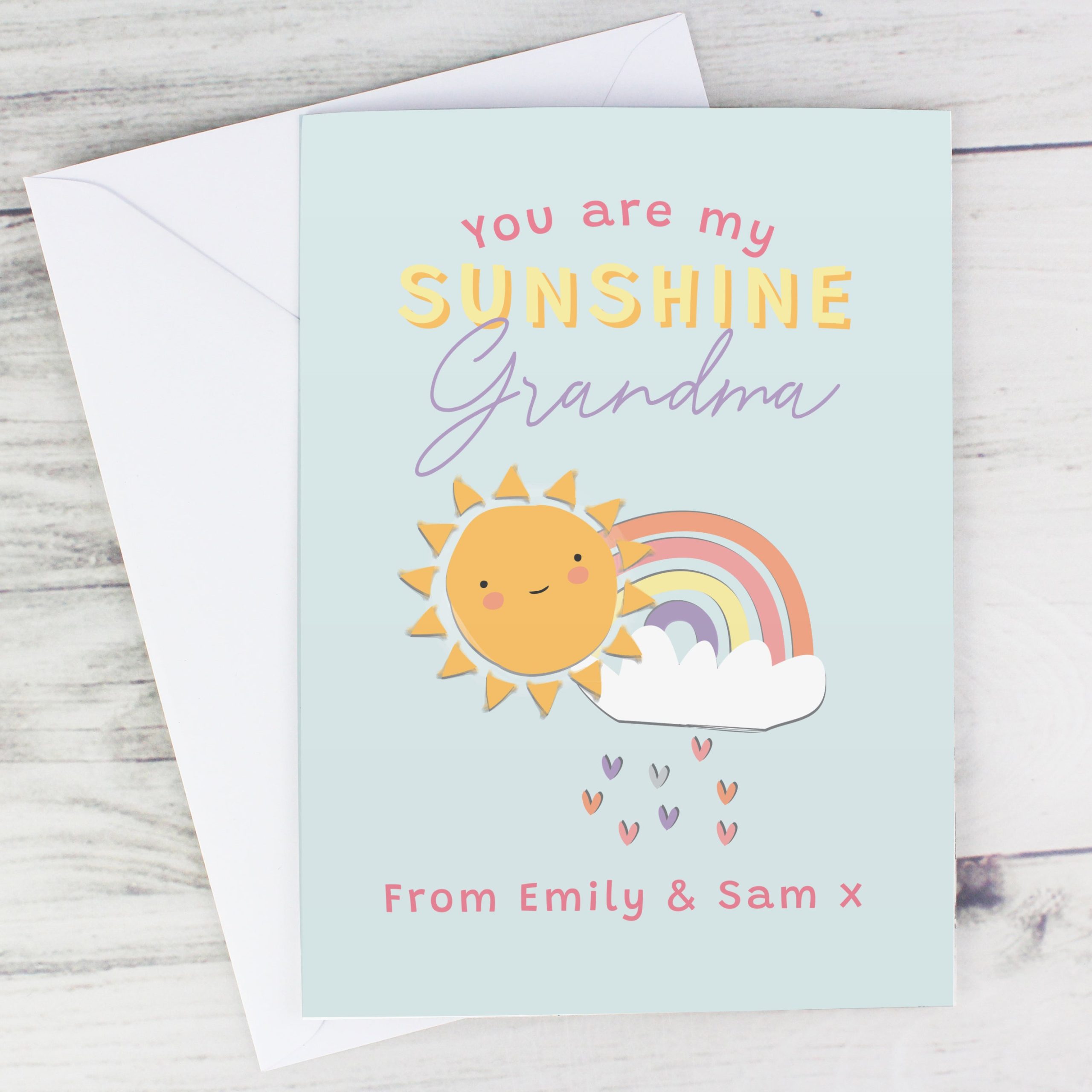 Personalised You Are My Sunshine Card: 1 - Greeting Cards By Gift Moments