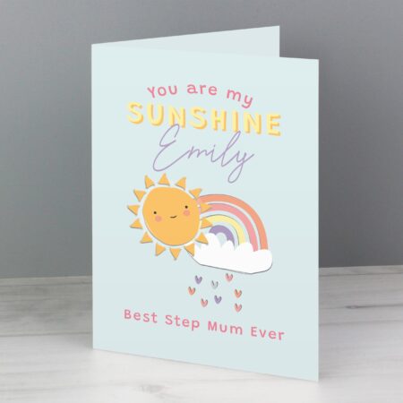 Personalised You Are My Sunshine Card: 5 - Greeting Cards By Gift Moments