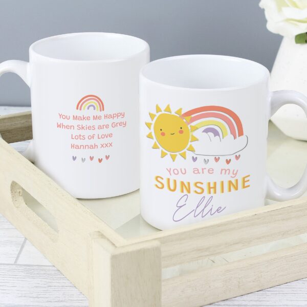 Personalised You Are My Sunshine Mug: 2 - Mugs By Gift Moments