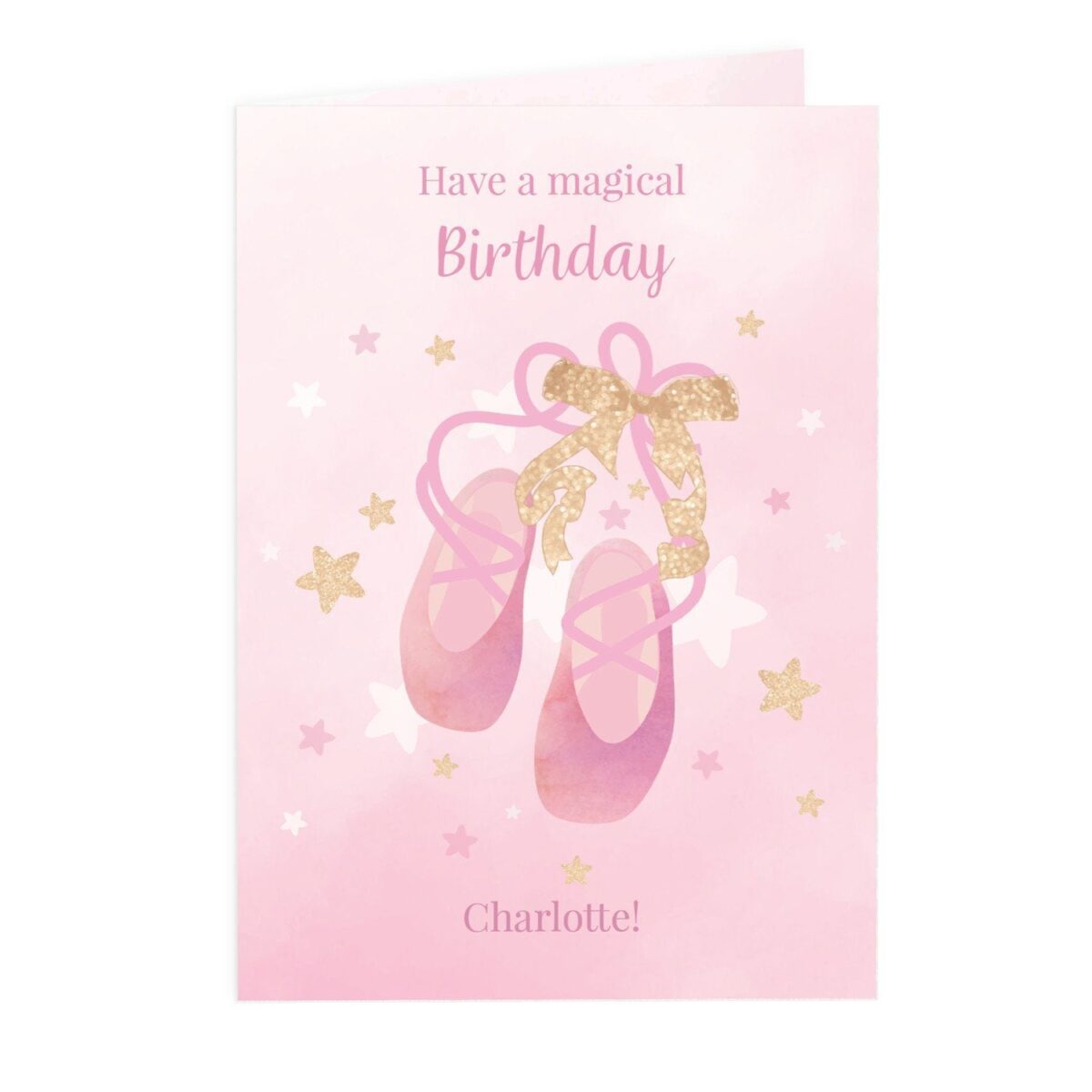Personalised Swan Lake Ballet Card: 2 - Greeting Cards By Gift Moments