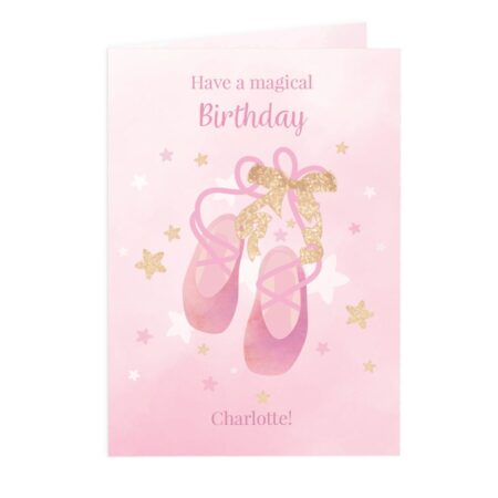 Personalised Swan Lake Ballet Card: 2 - Greeting Cards By Gift Moments