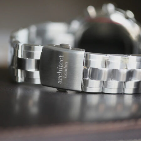 Personalised swiss made mens architect endeavour watch