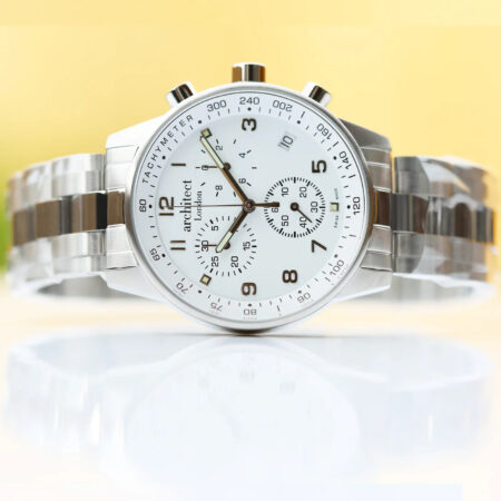 Personalised swiss made mens architect endeavour watch