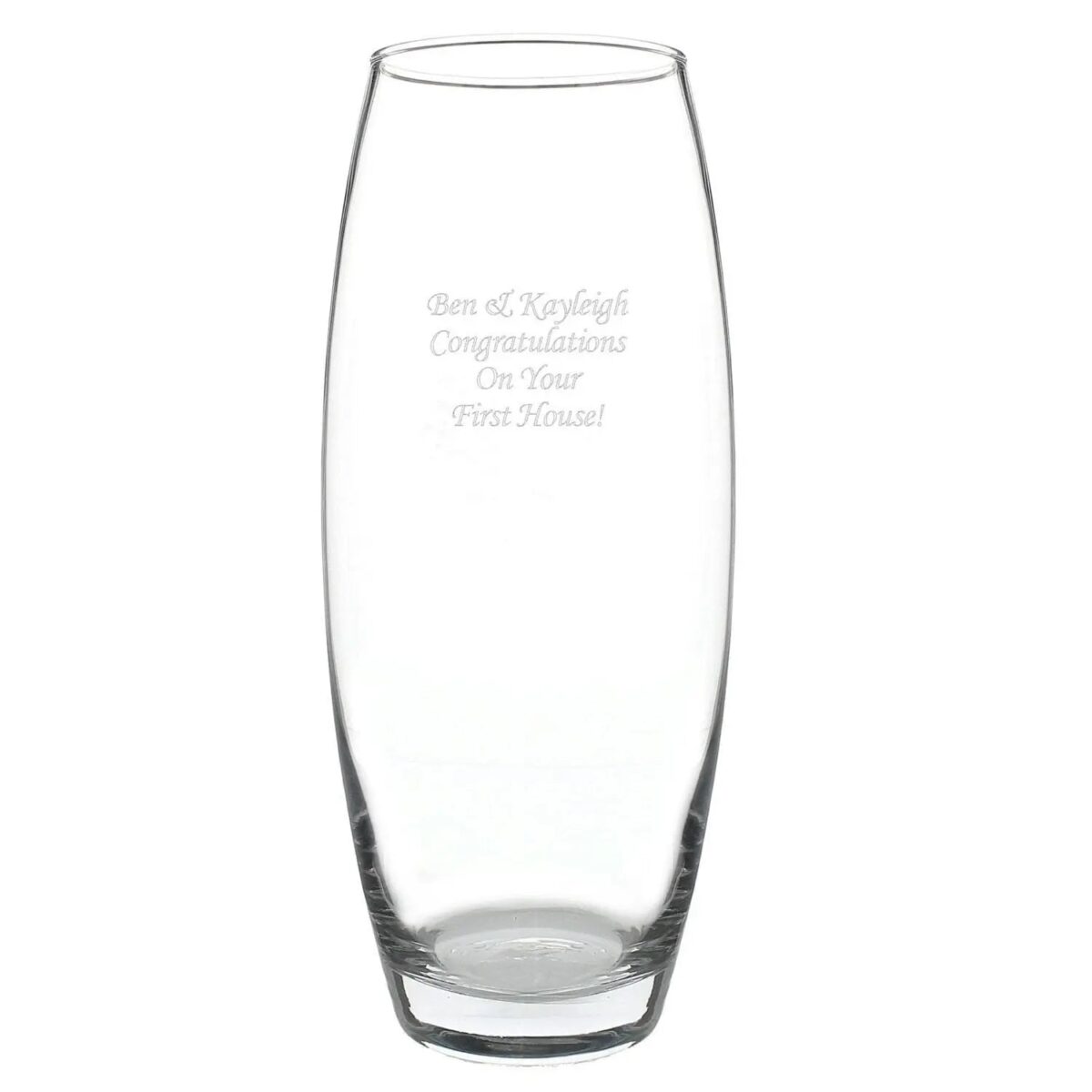 Personalised Tapered Bullet Vase: 3 - Vases By Gift Moments