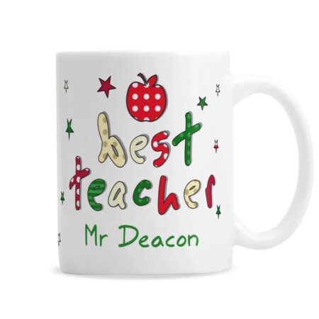 Personalised Teacher Mug: 3 - Mugs By Gift Moments