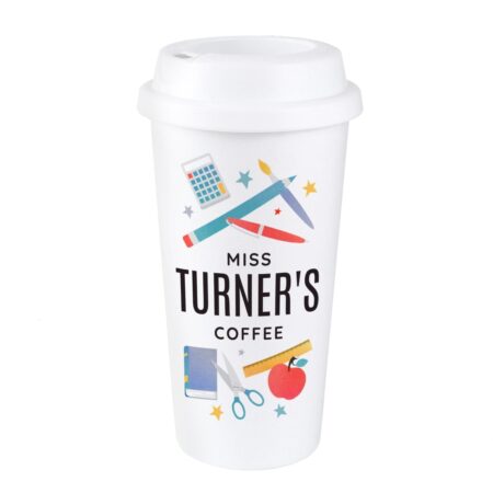 Personalised Teachers Insulated Reusable Eco Travel Cup: 5 - Travel Mugs By Gift Moments
