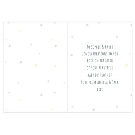 Personalised Teddy & Balloons Card: 4 - Greeting Cards By Gift Moments