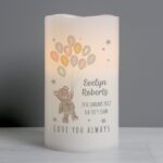 Personalised Teddy & Balloons Nightlight LED Candle: 1 - LED Lighting By Gift Moments