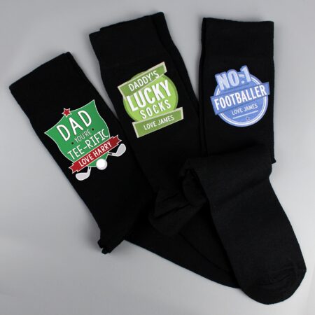 Personalised Tee-Rific Mens Socks: 5 - Clothing By Gift Moments