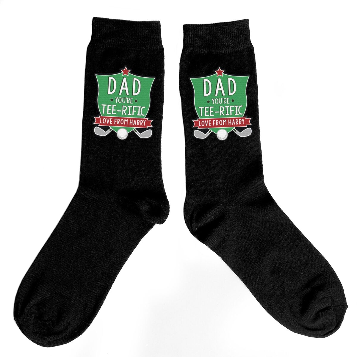 Personalised Tee-Rific Mens Socks: 2 - Clothing By Gift Moments