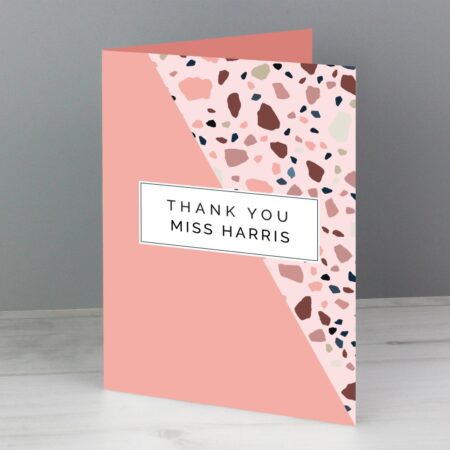Personalised Thank You Card: 1 - Greeting Cards By Gift Moments