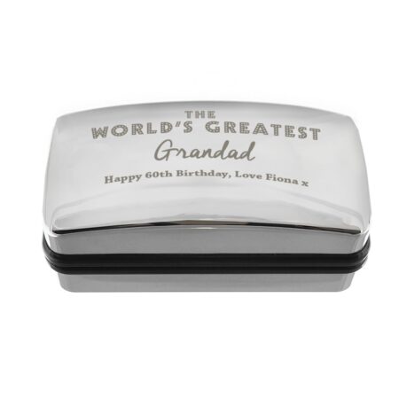 Personalised ’The World’s Greatest’ Cufflink Box: 5 - Cufflink Boxes By Gift Moments
