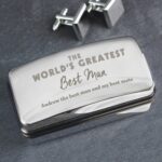 Personalised ’The World’s Greatest’ Cufflink Box: 1 - Cufflink Boxes By Gift Moments