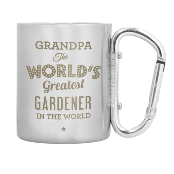 Personalised ’The World’s Greatest’ Stainless Steel Mug: 2 - Outdoor Mugs By Gift Moments