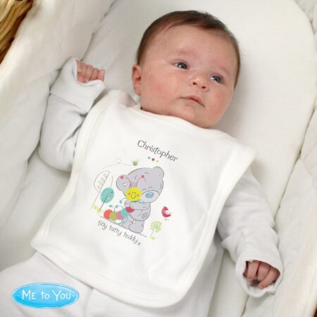 Personalised Tiny Tatty Teddy Cuddle Bug Bib: 1 - Baby Clothing