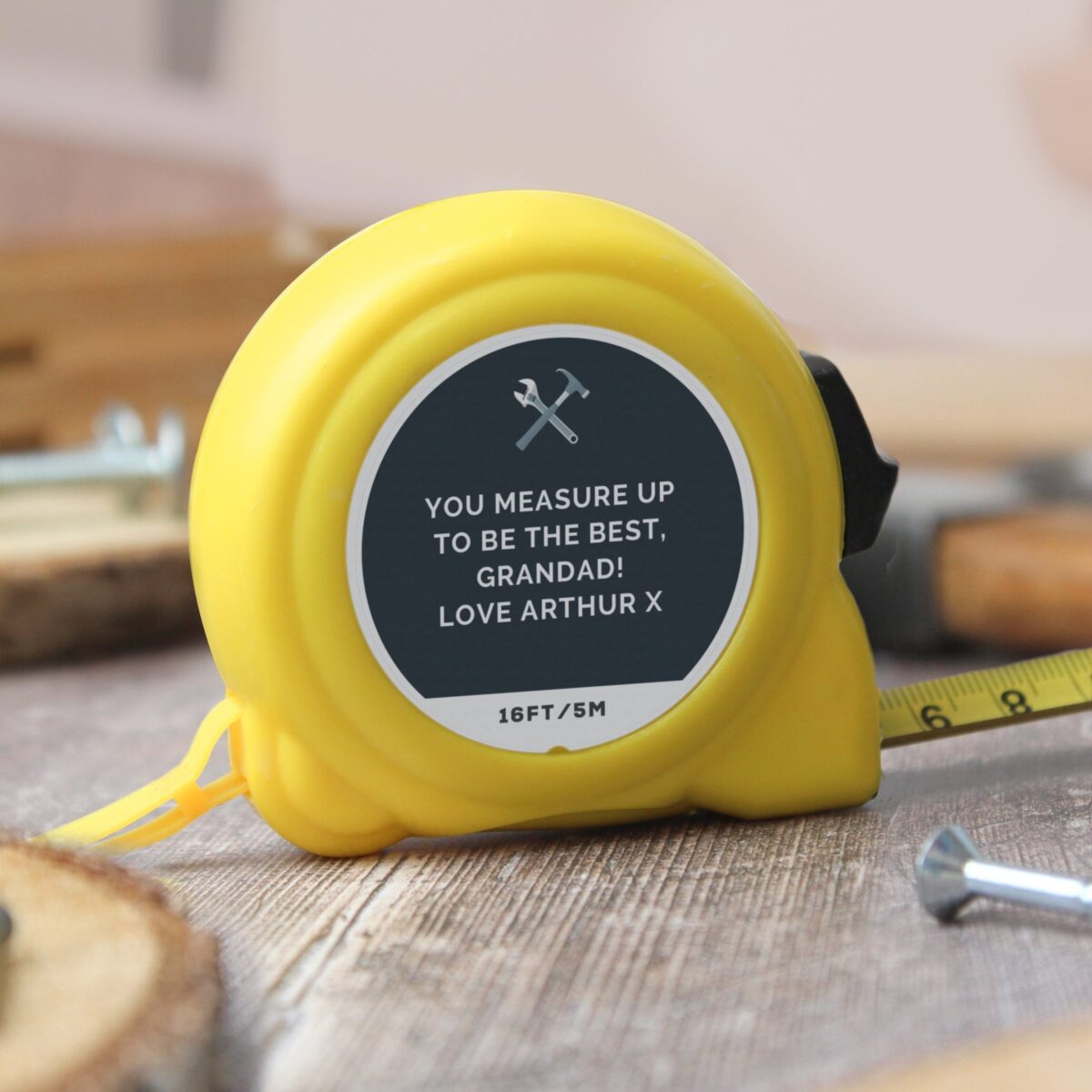 Personalised Tools Tape Measure: 2 - Tools & Storage By Gift Moments