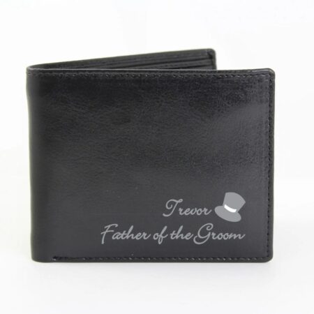 Personalised Top Hat Leather Wallet: 2 - Wallets & Money Clips By Gift Moments