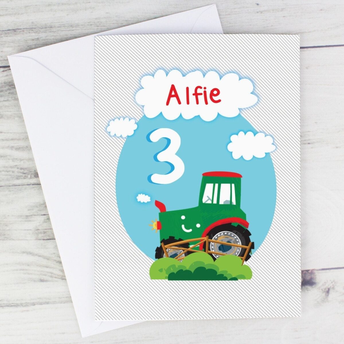 Personalised Tractor Birthday Card: 1 - Greeting Cards By Gift Moments