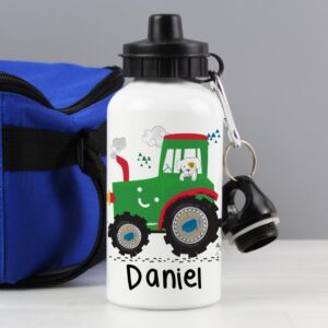 Personalised Tractor Drinks Bottle: 1 - Kids Bottles By Gift Moments