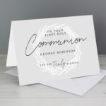Personalised Truly Blessed First Holy Communion Card: 1 - Greeting Cards By Gift Moments