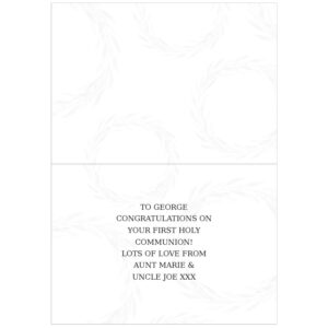 Personalised Truly Blessed First Holy Communion Card: 4 - Greeting Cards By Gift Moments