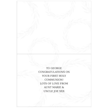 Personalised Truly Blessed First Holy Communion Card: 4 - Greeting Cards By Gift Moments