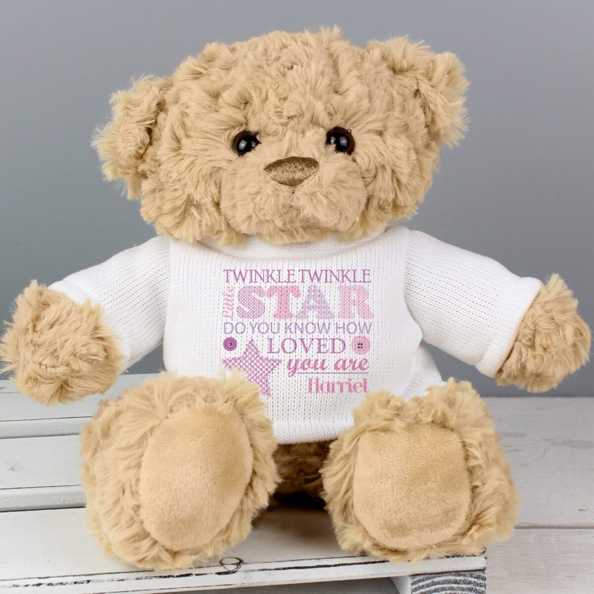 Personalised Twinkle Girls Teddy Bear: 1 - Teddy Bears & Soft Toys By Gift Moments