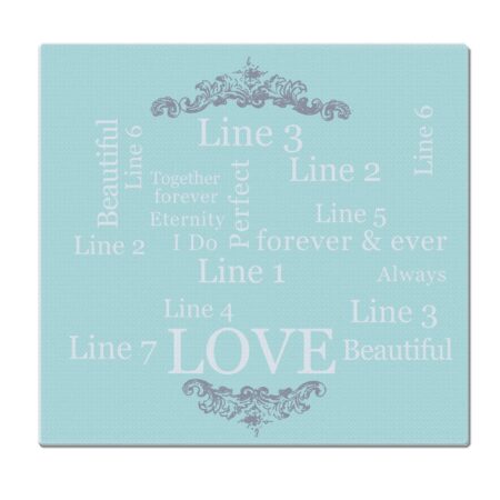 Personalised Typography Glass Chopping Board/Worktop Saver: 4 - Chopping Boards By Gift Moments