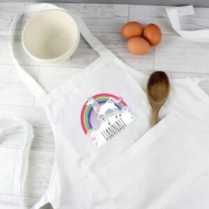 Personalised Unicorn Childrens Apron: 1 - Aprons By Gift Moments