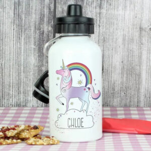 Personalised Unicorn Drinks Bottle: 3 - Kids Bottles By Gift Moments